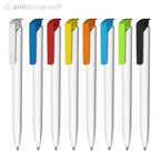 Branded Recycled ABS Triangular Ball Pen with Silver Ion Treatment