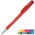 Branded Plastic Twist Ball Pen with Metal Nose Cone