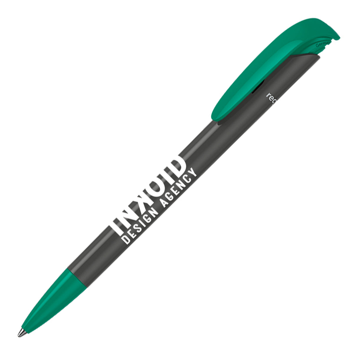 Branded Recycled ABS Push Action Ball Pen