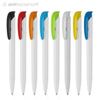 Branded Recycled Plastic Push Ball Pen with Silver Ion Additive