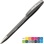 Branded Twist Action Ball Pen with Metal Nose Cone