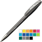 Branded Twist Action Ball Pen with Metal Nose Cone