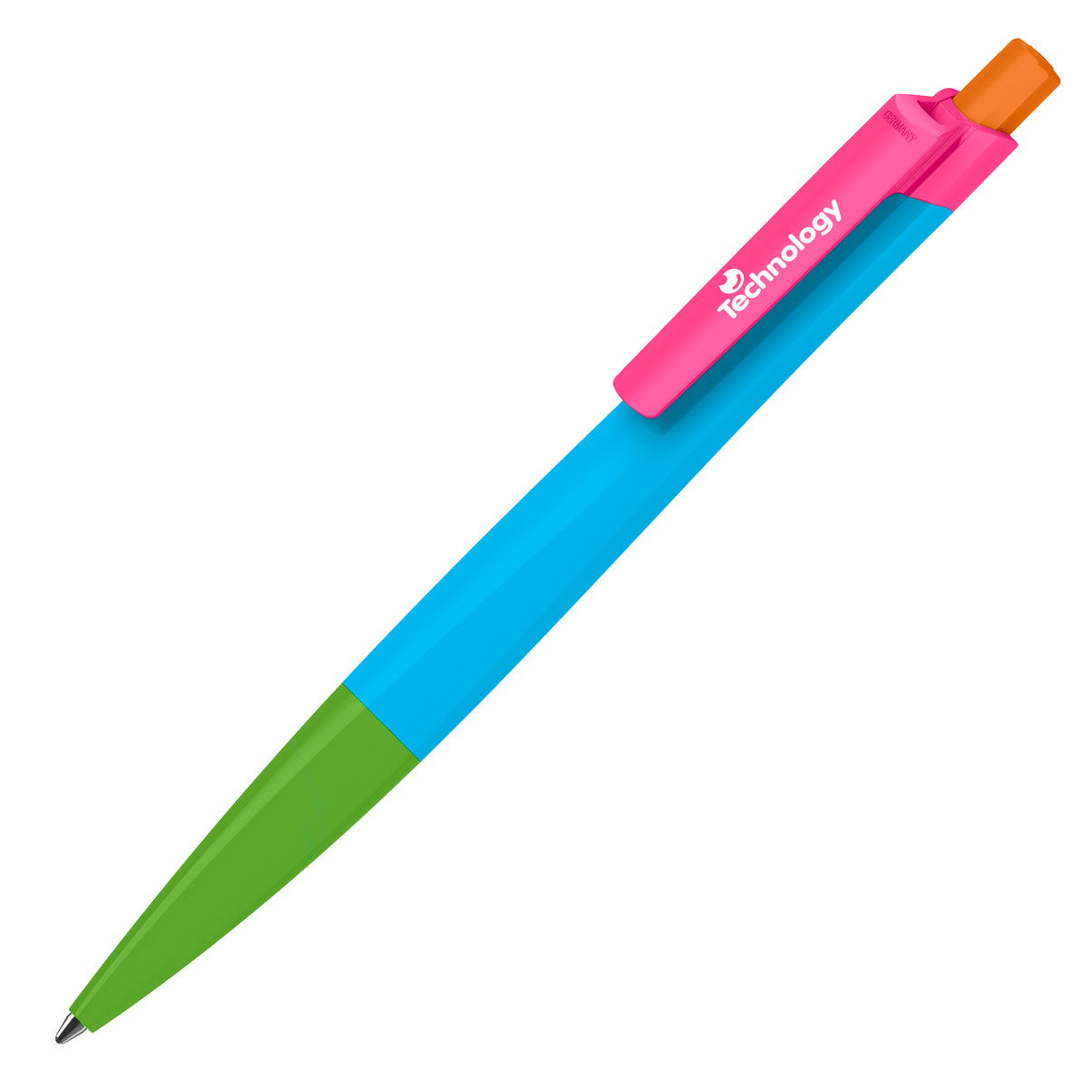 Branded Recycled ABS Push Ball Pen with Distinctive Design
