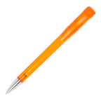 Branded Translucent Twist Ball Pen with Chrome Nose