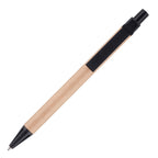 Branded Card Barrel Push Action Ball Pen