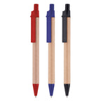 Branded Card Barrel Push Action Ball Pen