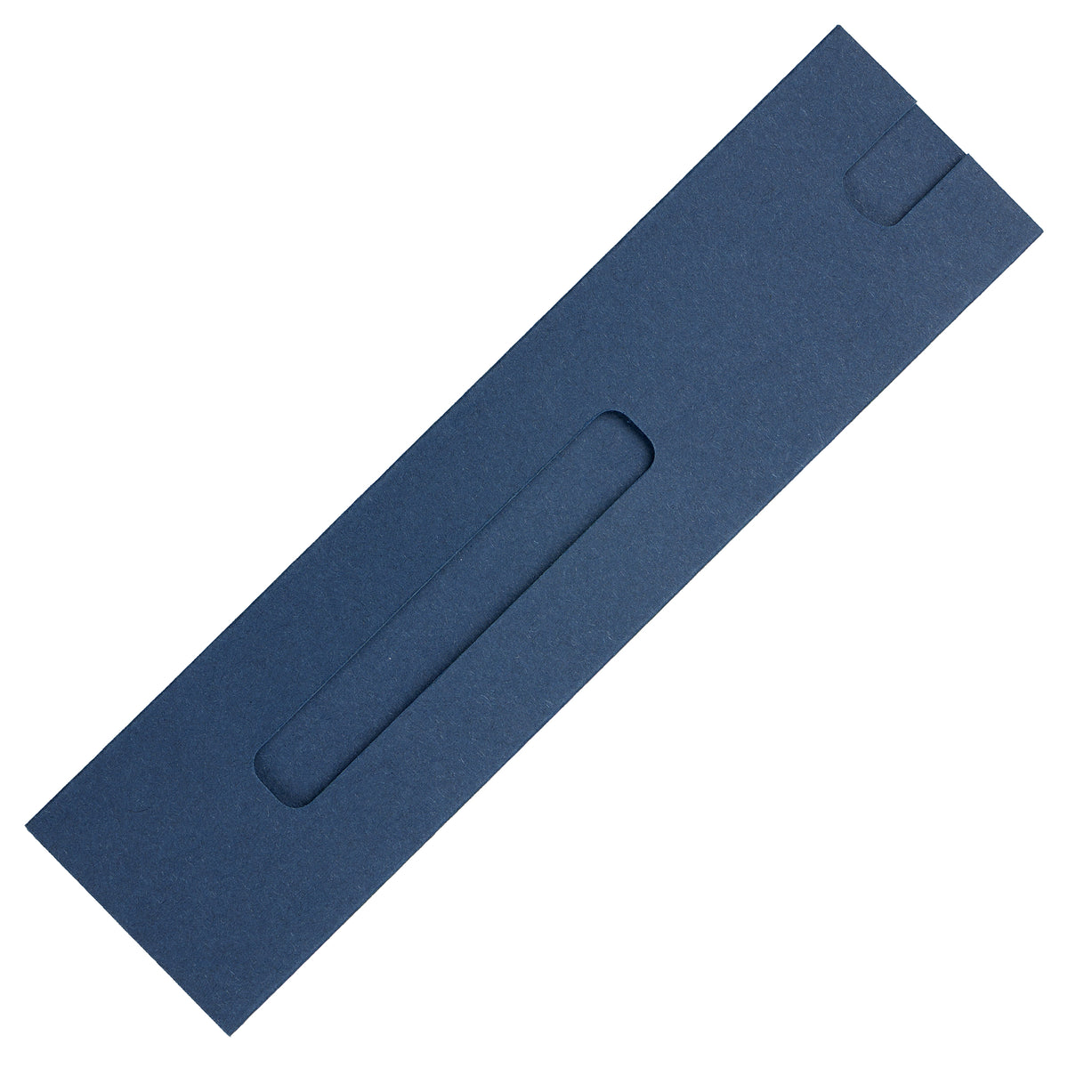 Branded Card Pen Sleeve with Window Cut-Out in NAVY BLUE