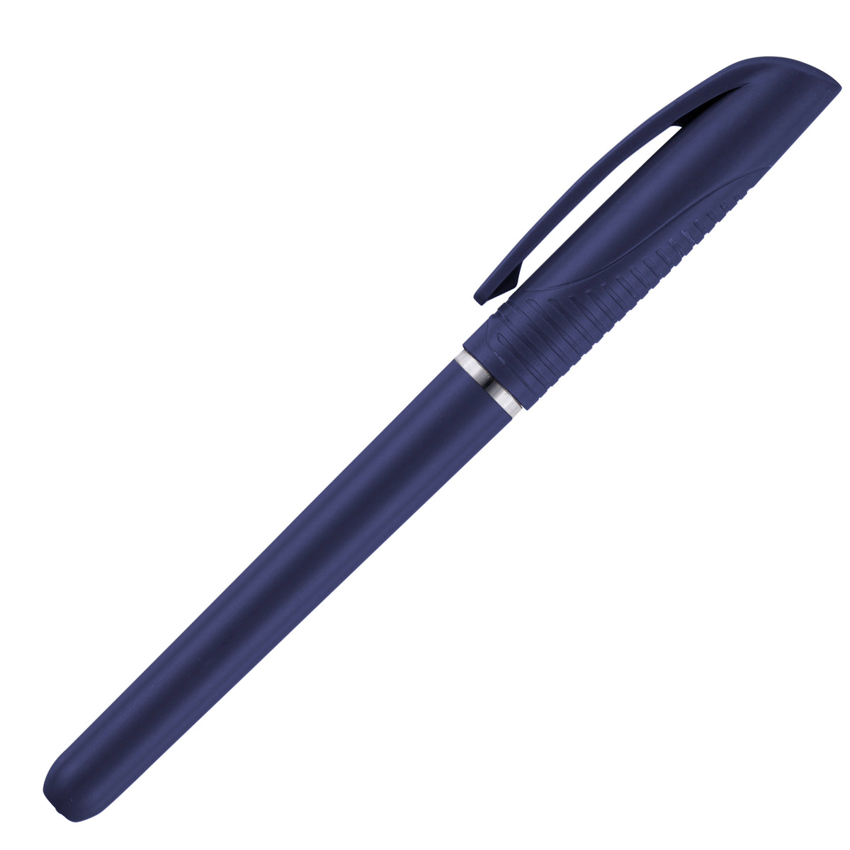 Branded Comfort Grip Gel Roller Pen in BLUE