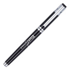 Branded Metal Trim Capped Gel Roller Pen
