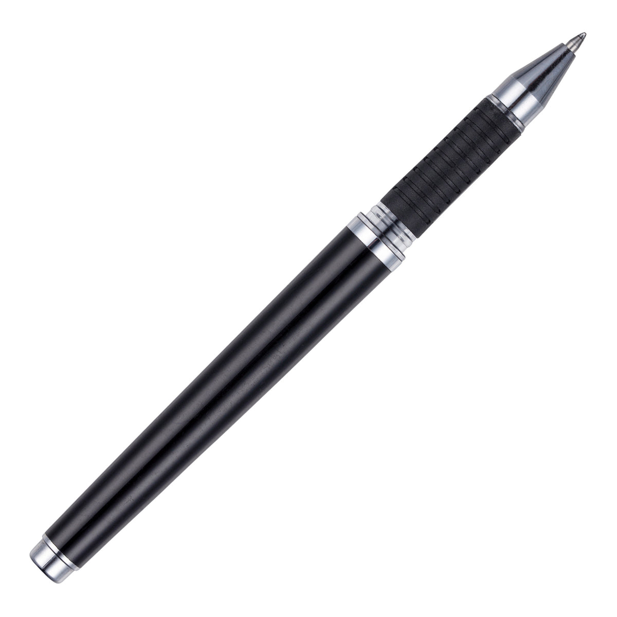 Branded Metal Trim Capped Gel Roller Pen