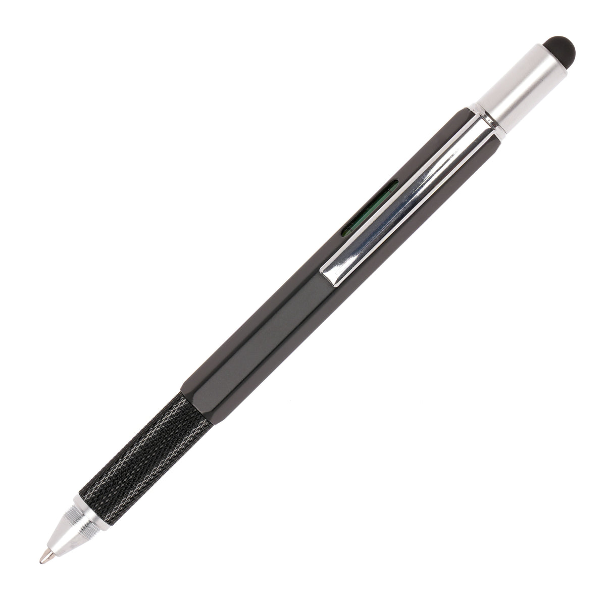 Branded Aluminium 6 in 1 Multi-Function Pen with Stylus