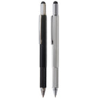 Branded Aluminium 6 in 1 Multi-Function Pen with Stylus