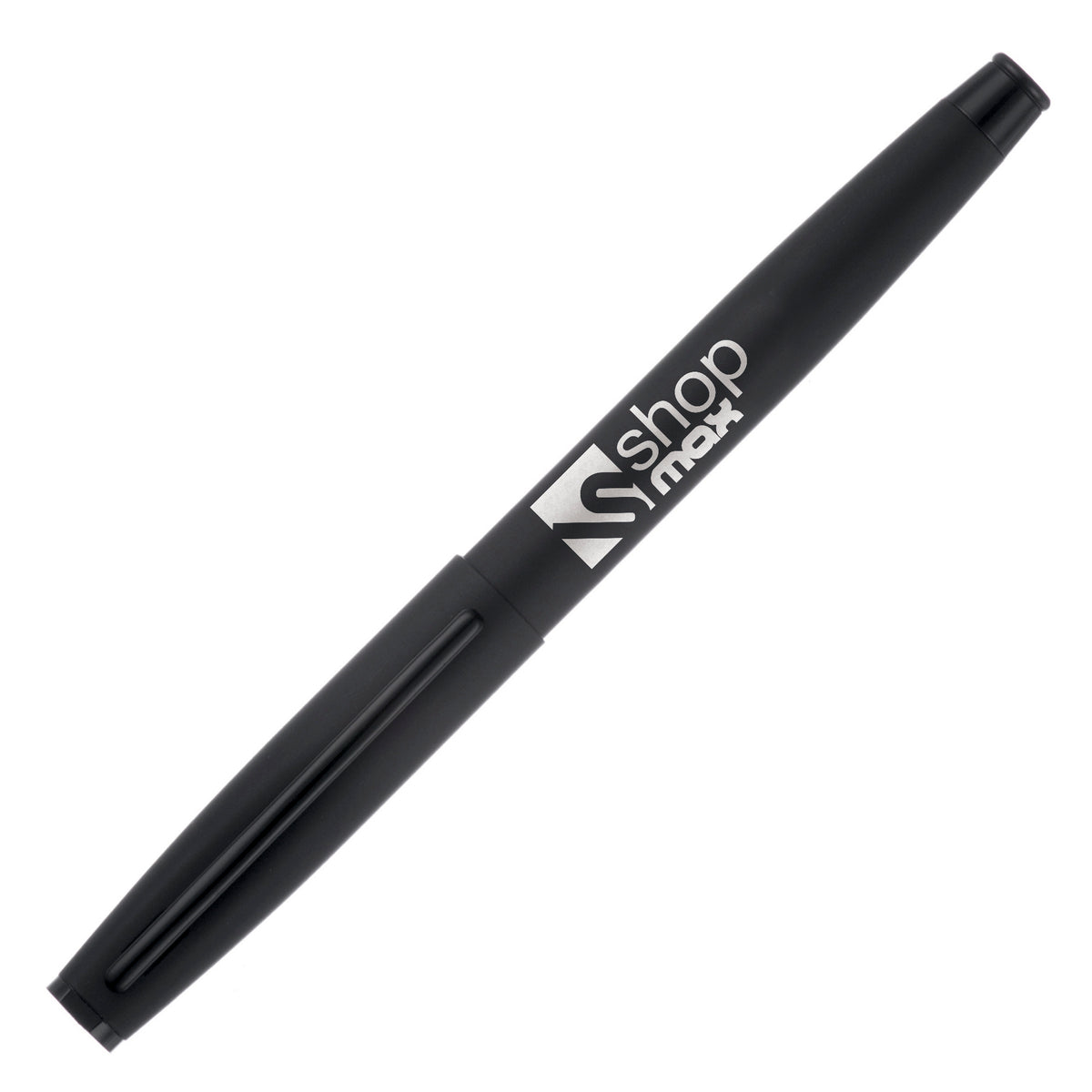 Branded Matt Stainless Steel Rollerball Pen