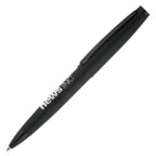 Branded Matt Stainless Steel Capped Ball Pen