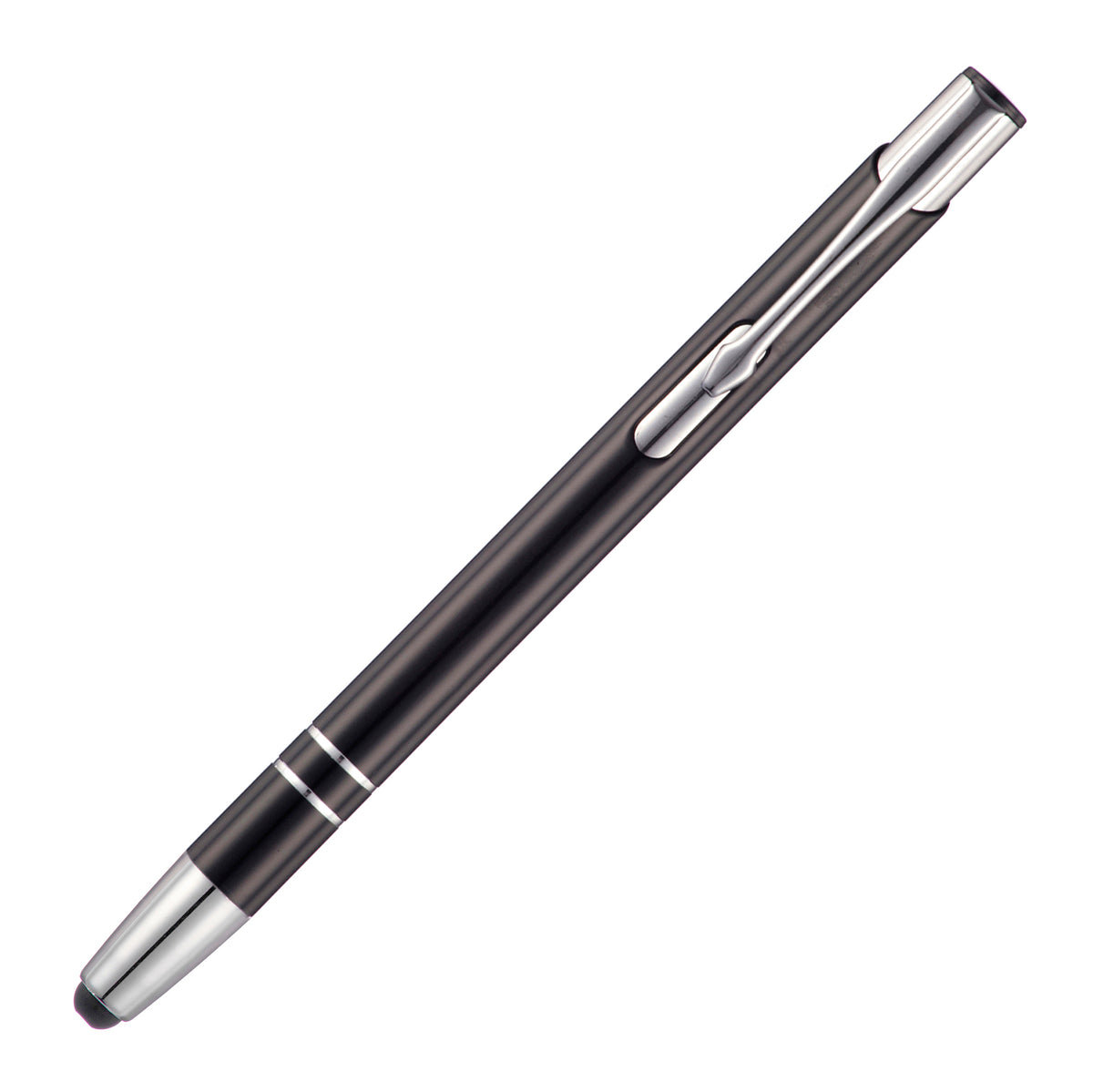 Branded Recycled Aluminium Ball Pen with Stylus