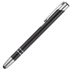 Branded Recycled Aluminium Ball Pen with Stylus