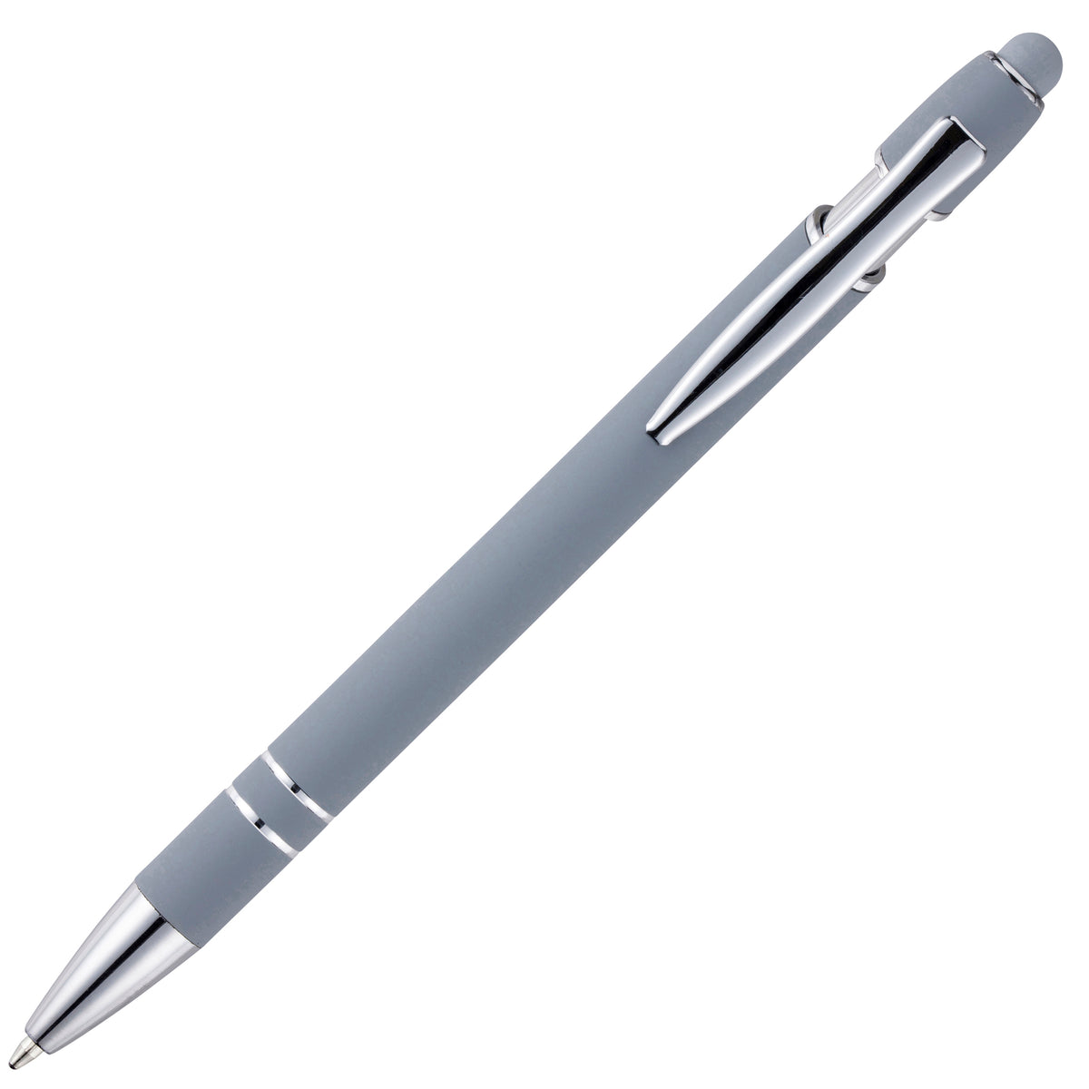Branded Tropical Colour Soft Feel Aluminium Stylus Pen
