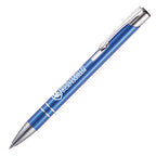 Branded Recycled Aluminium Mechanical Pencil in BLUE