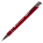 Branded Recycled Aluminium Mechanical Pencil in RED