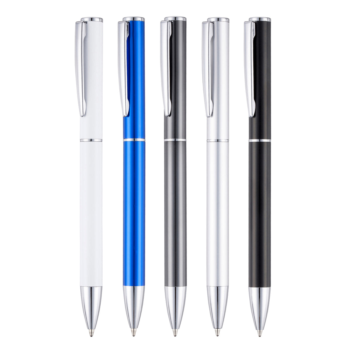 Branded Slim Twist Action Recycled Aluminium Ball Pen