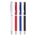 Branded High Gloss Recycled Aluminium Rollerball Pen
