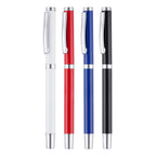 Branded High Gloss Recycled Aluminium Rollerball Pen
