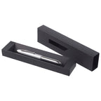 Branded Black Card Slider Gift Box for a Single Pen in BLACK