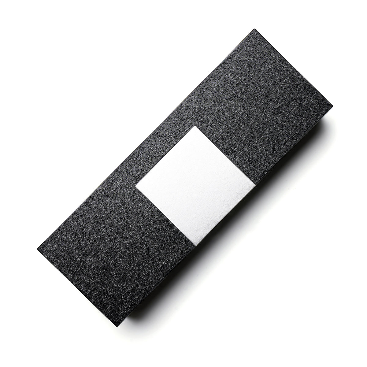 Branded Hinged PU Pen Box with Metal Lid Plate