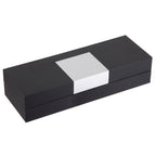 Branded Hinged PU Pen Box with Metal Lid Plate