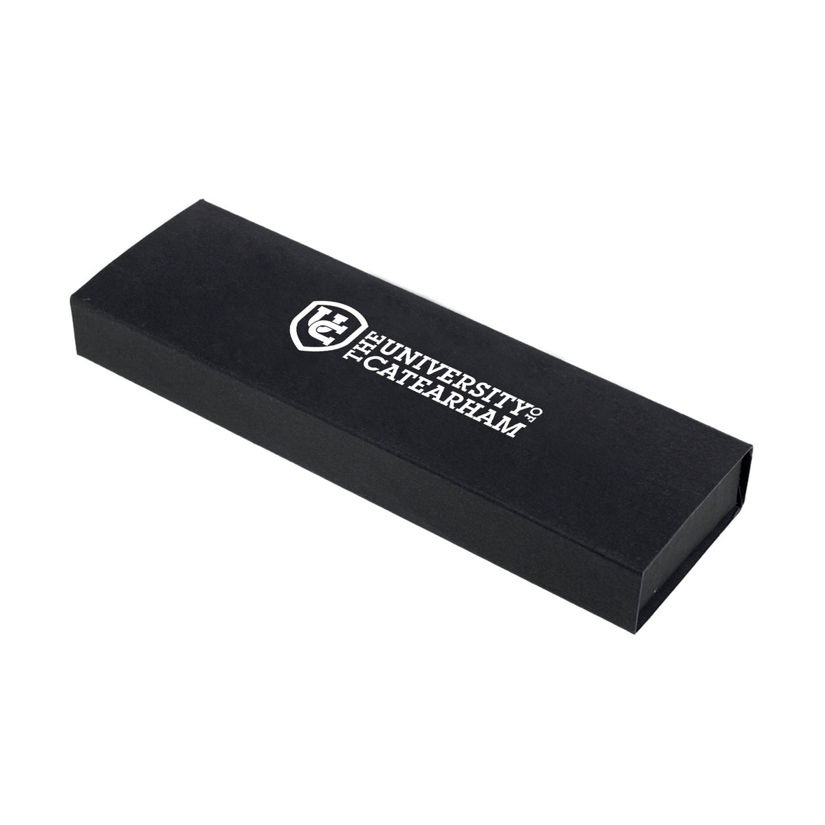 Branded Slide Out Cushioned Pen Box for One or Two Pens