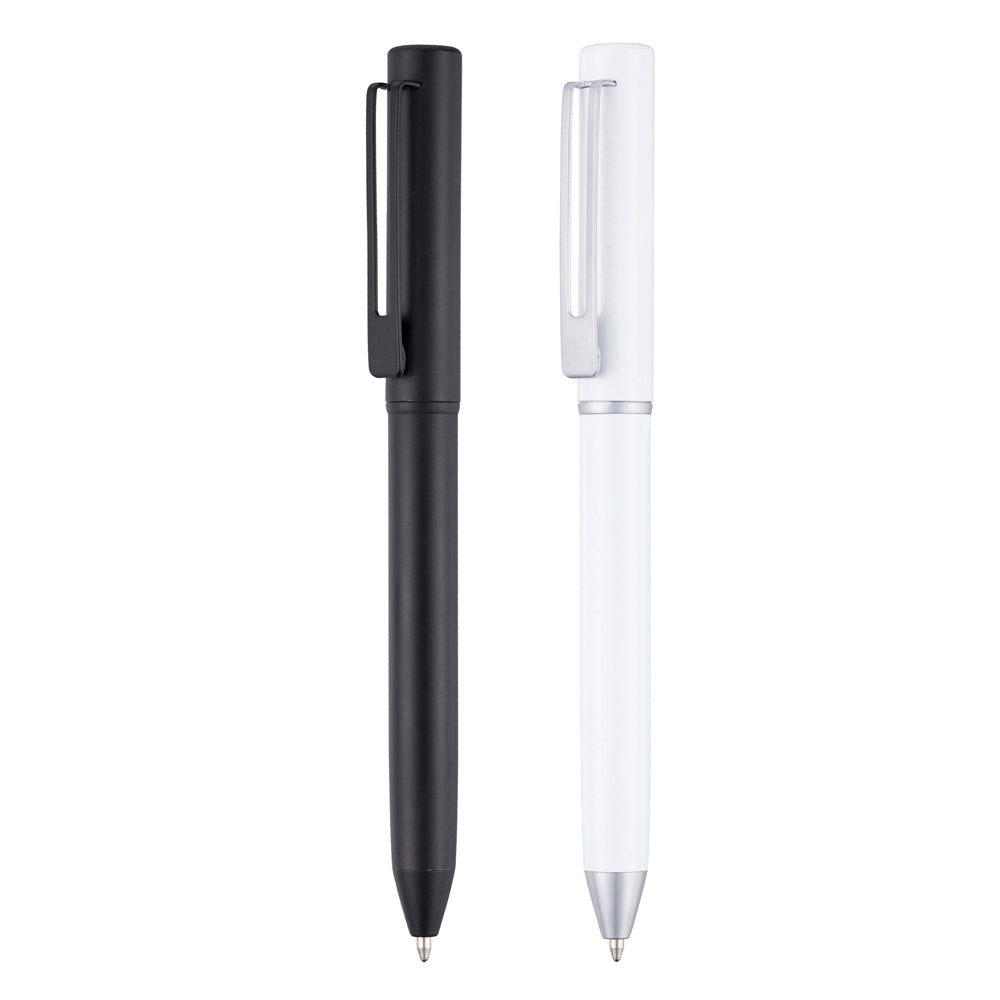 Branded Heavyweight Stainless Steel Twist Ball Pen