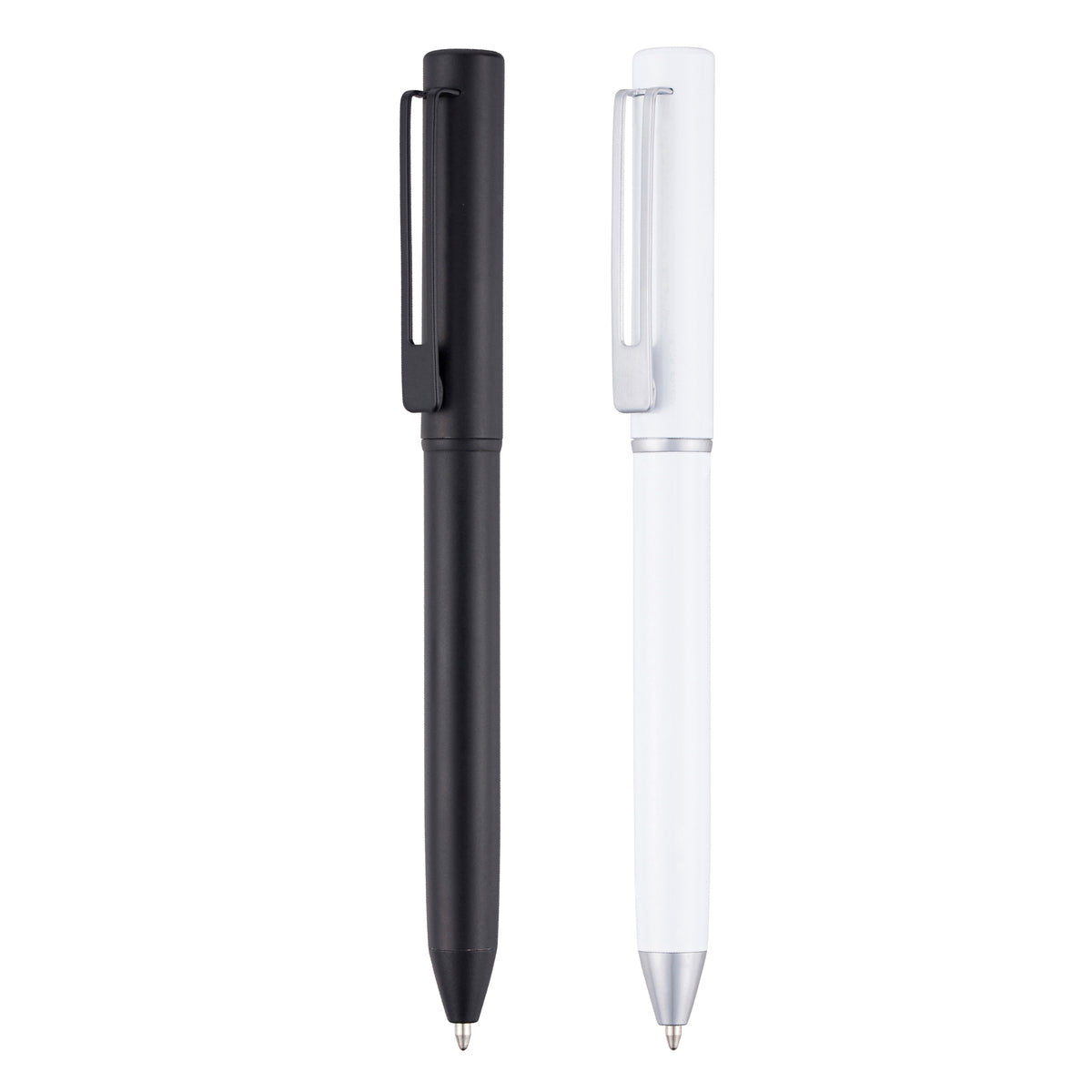 Branded Heavyweight Stainless Steel Twist Ball Pen