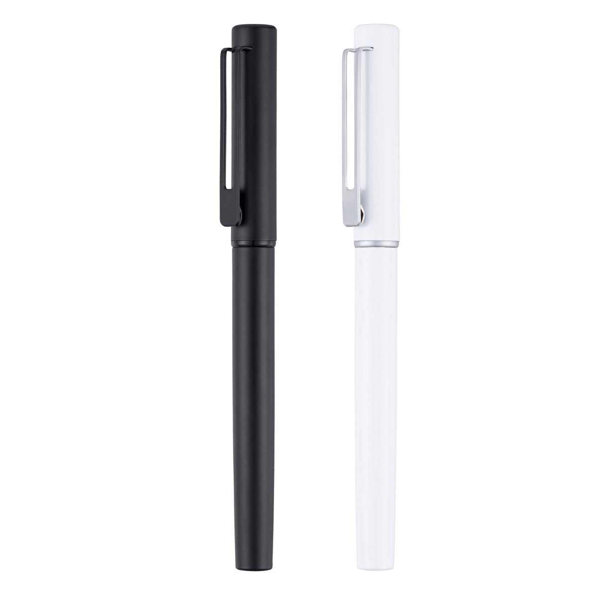 Branded Heavyweight Stainless Steel Capped Rollerball