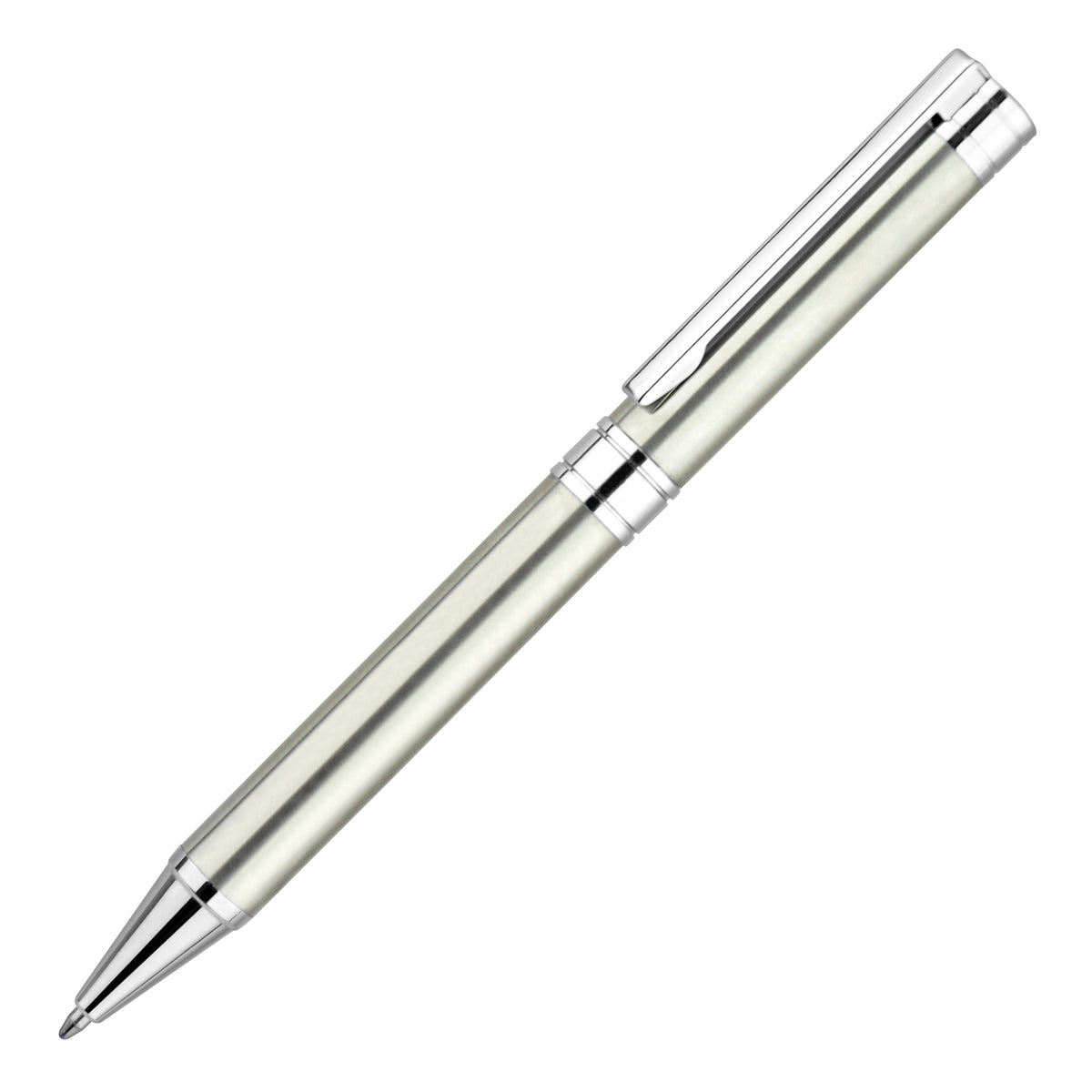 Branded Steel Executive Ball Pen with Mirror Chrome Engraving in STEEL