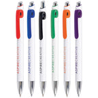 Branded Two Tone Twist Action Ball Pen