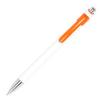 Branded Two Tone Twist Action Ball Pen