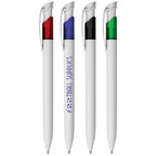Branded Push Action Ball Pen with Large Refill
