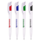 Branded Push Action Ball Pen with Large Refill