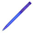 Branded Frosted ABS Push Action Ball Pen with Large Refill