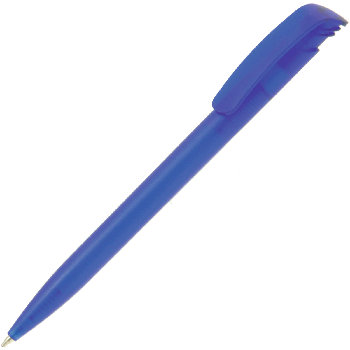 Branded Frosted ABS Push Action Ball Pen with Large Refill