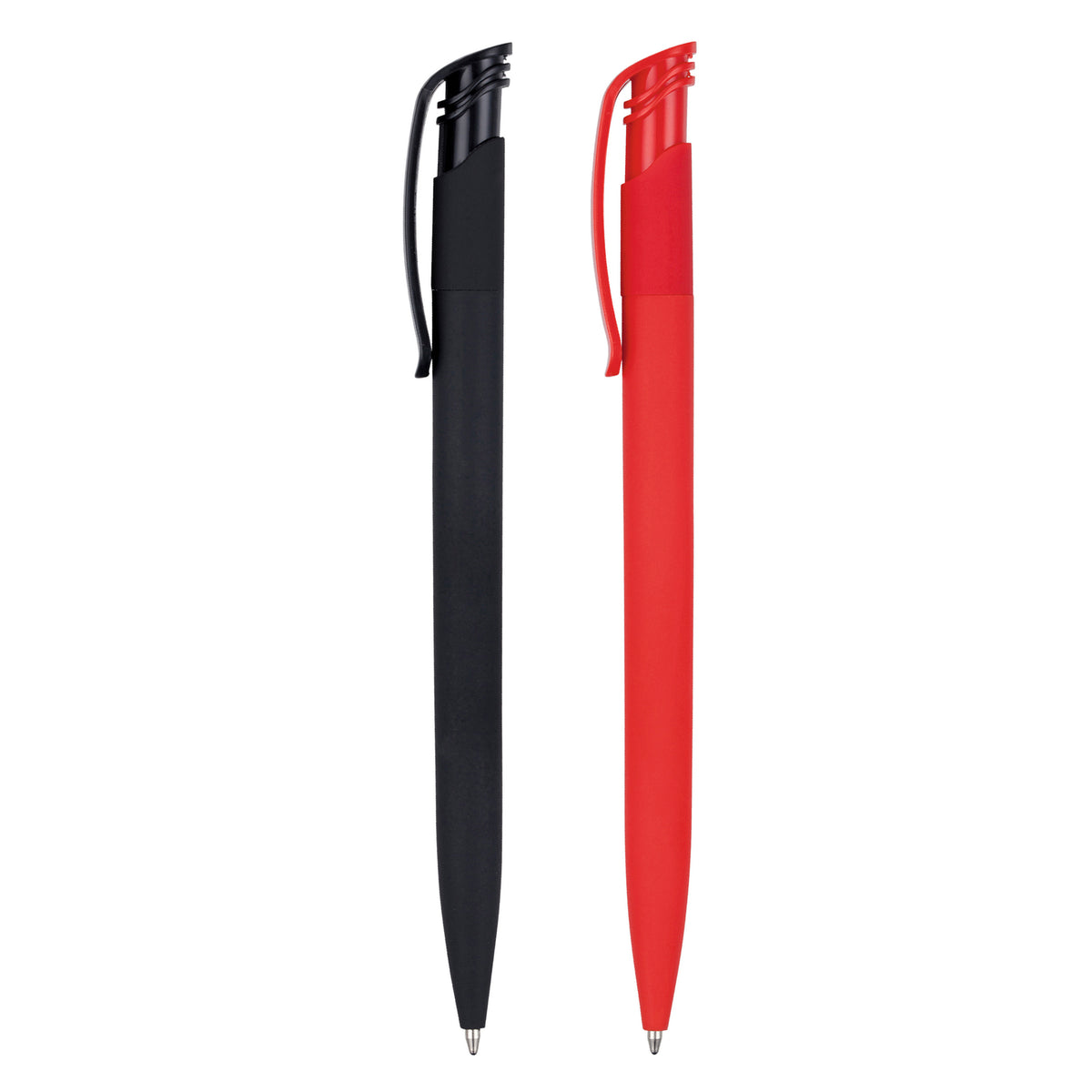 Branded Soft Feel Push Action Ball Pen