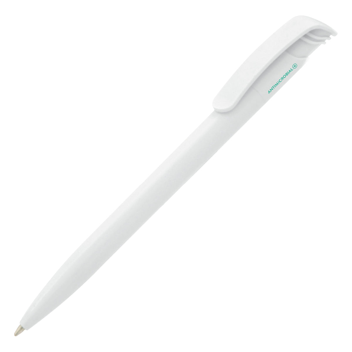 Branded Antimicrobial Push Action Ball Pen