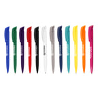Branded Recycled ABS Push-Action Ball Pen with Jumbo Refill