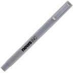 Branded Matt Capped Ball Pen with Square Barrel in GREY