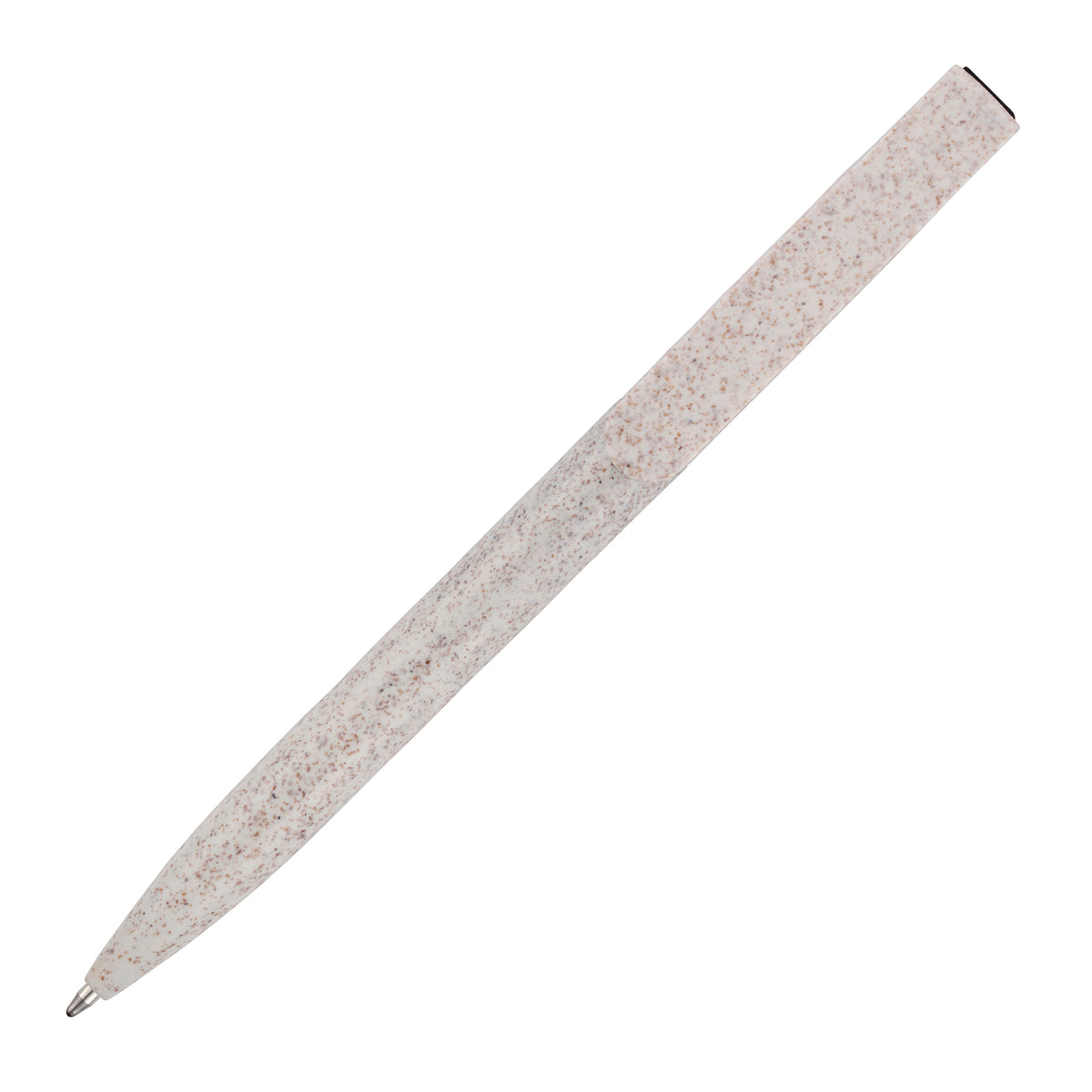 Branded Wheat Plastic Ball Pen with Phone Stand and Screen Cleaner