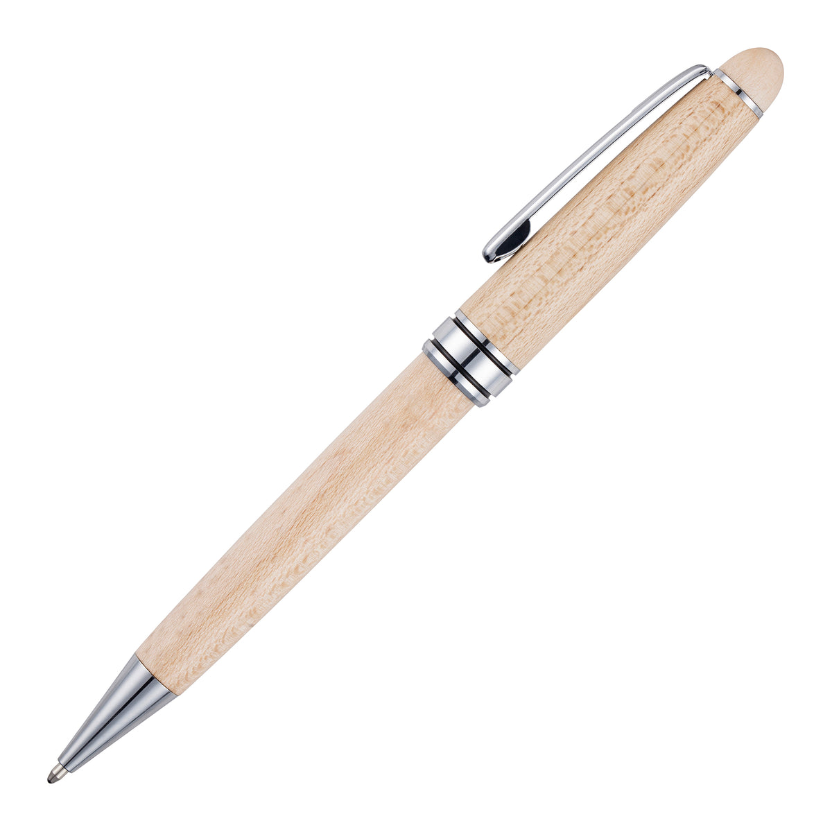 Branded Maple Wood Twist Action Ball Pen