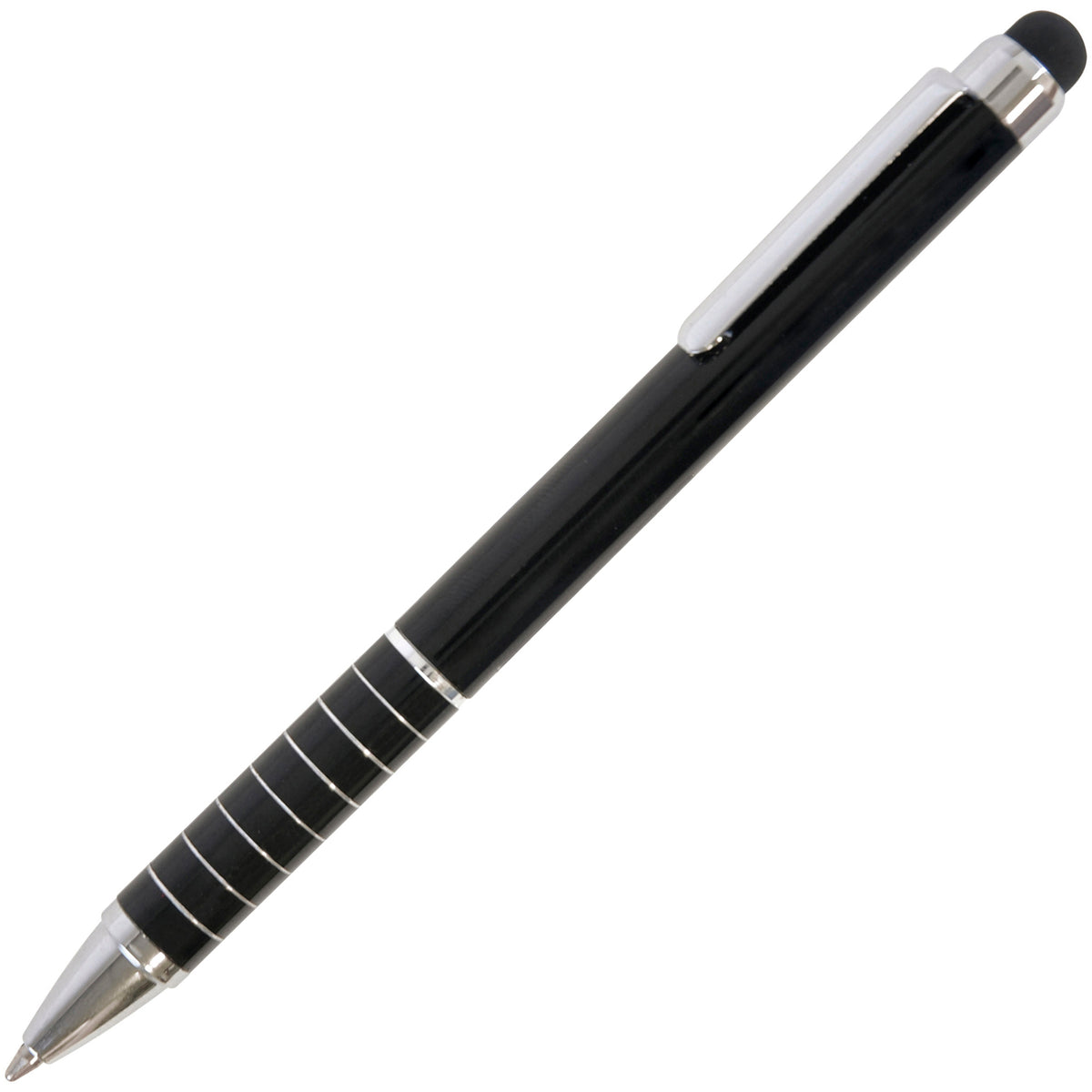 Branded Compact Aluminium Mini Ball Pen with Stylus