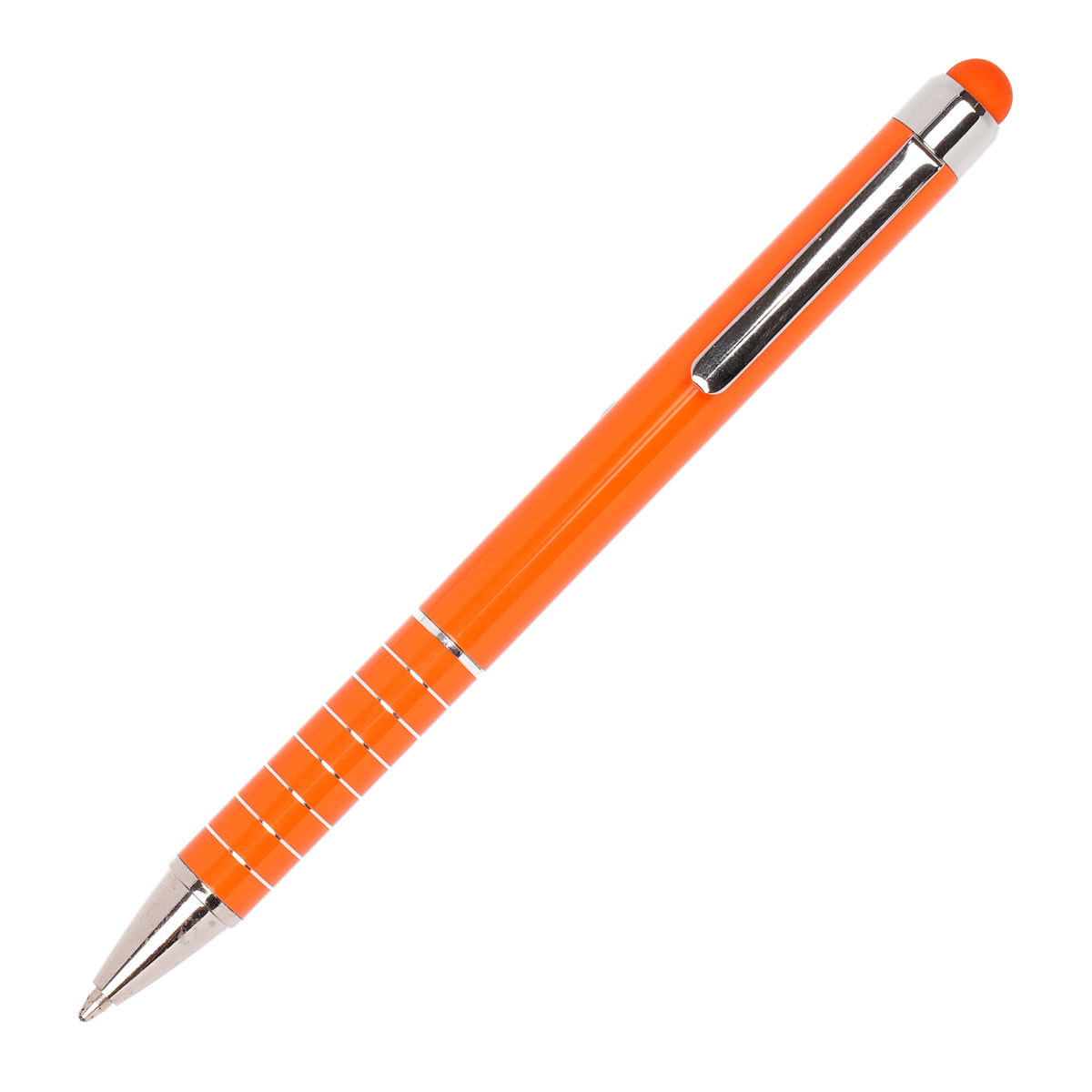 Branded Compact Tropical Colour Aluminium Stylus Ball Pen