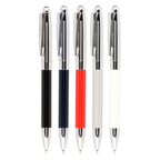 Branded Two-Tone Chrome Twist Action Ball Pen