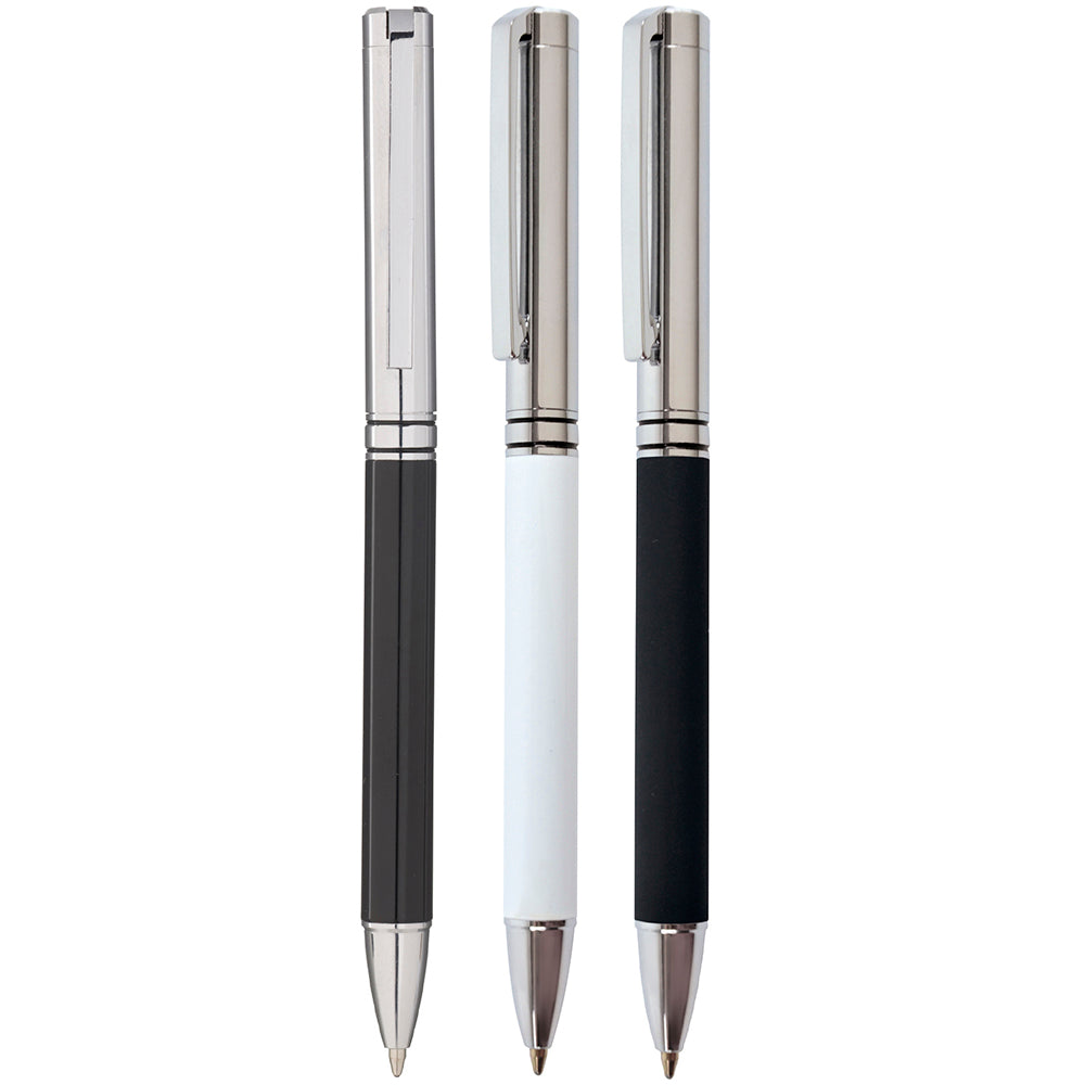 Branded Brass Ball Pen with Jointed Clip